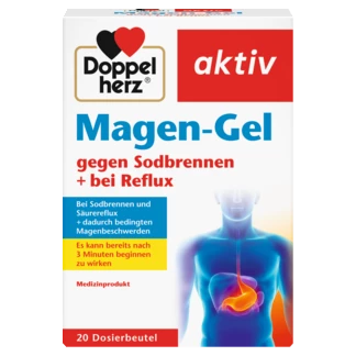 Abbildung der Produktverpackung Doppelherz aktiv Magen-Gel Frontansicht
